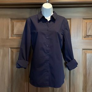 BOSTON PROPER - button down poplin shirt